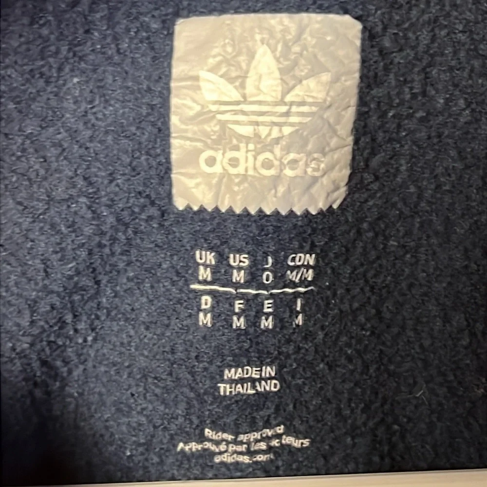 Adidas Men's Navy Blue Hoodie sweatshirt Md activewear casual workout streetwear